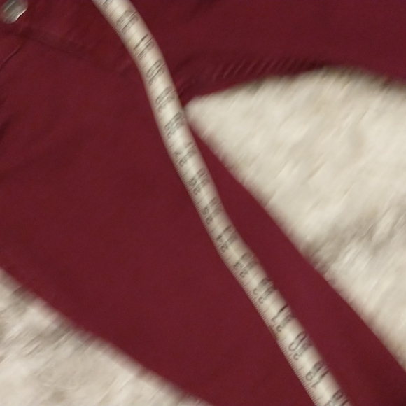 Mudd women's size 7 skinny jeans-,dusty rose color - Picture 7 of 9